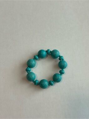 Turquoise Beaded Stretch Bracelet